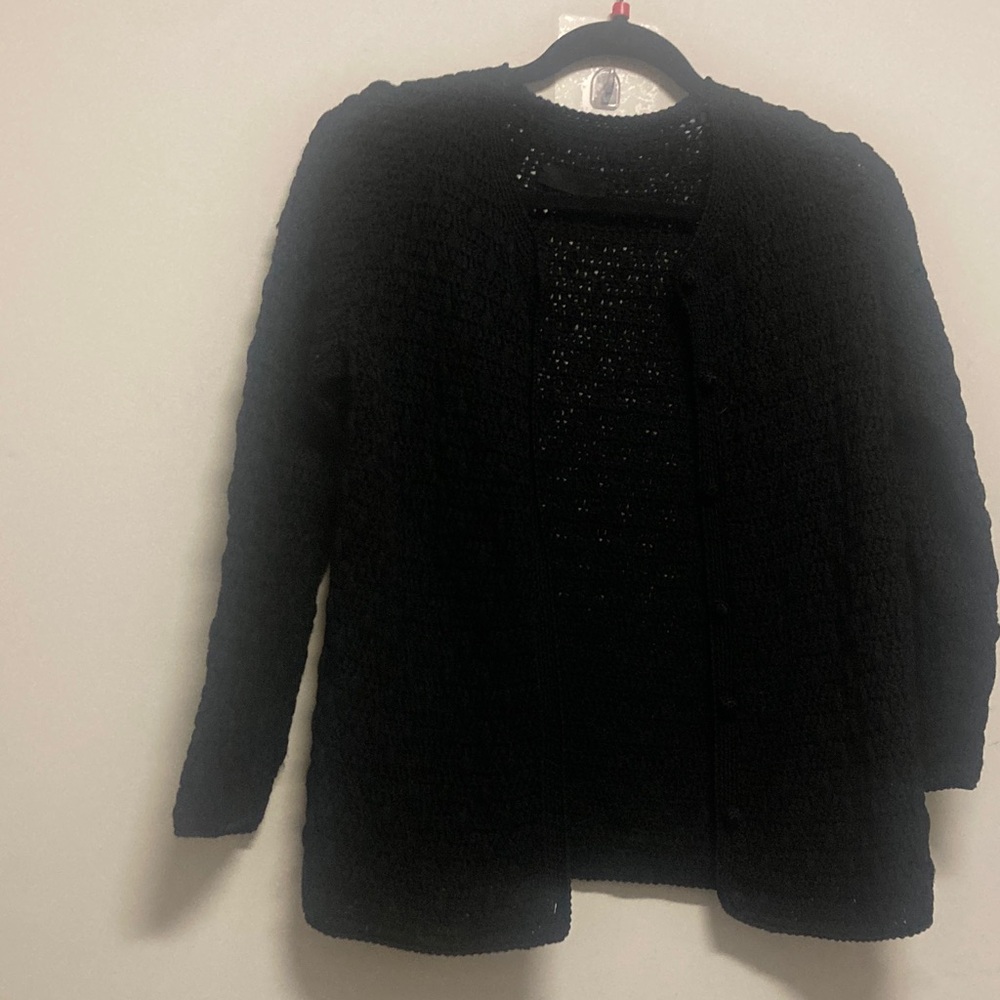 Elegant Black Women's Jacket (100% virgin wool)